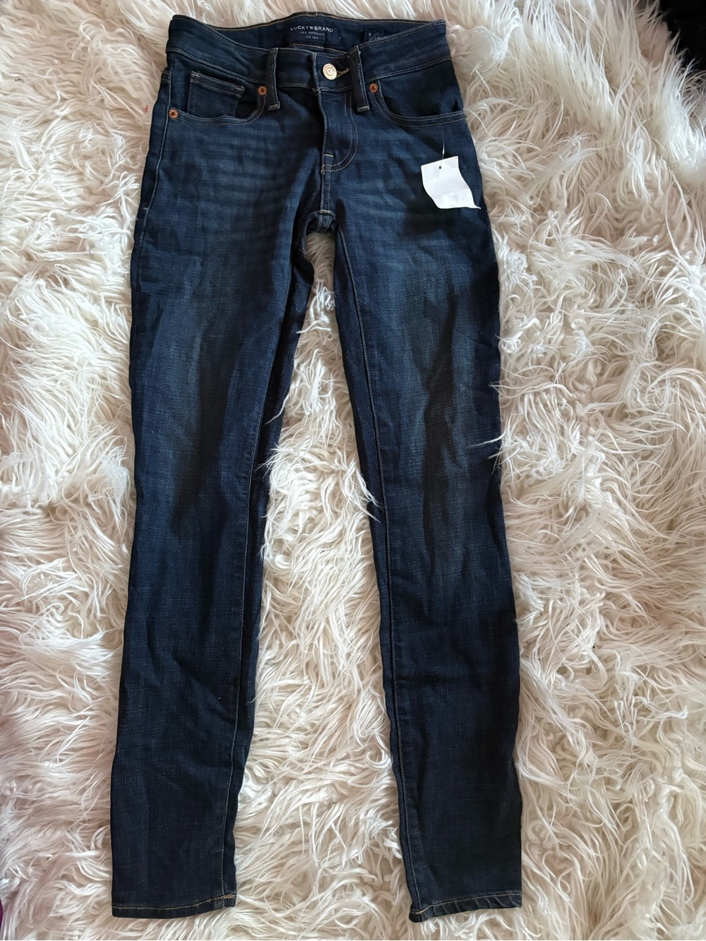 Lucky Brand Lolita Low Rise Skinny Jeans Dark Wash 0/25 Regular NWT